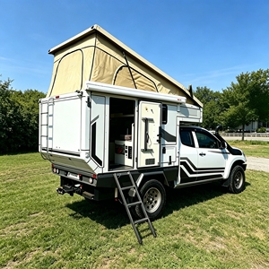 <span class=keywords><strong>Caravane</strong></span> personnalisable Ecocampor, directement de l'usine, en fibre de verre, 4x4, RV, avec toit rigide, pour camionnette, toilettes incluses, à vendre - Product Image 1