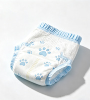 Échantillon gratuit pour la personnalisation des couches pour animaux de compagnie, couches jetables pour animaux de compagnie