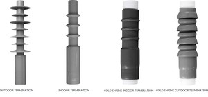 35KV Shrink Cable Intermediate Joint JLS Single Core Three Power High-voltage Accessory Splice Heat Shrinkable <b>Silicone</b> <b>Rubber</b> T - Product Image 6