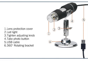 <strong>Handheld</strong> Portable 500X 1000X <strong>USB</strong> Phone Repair <strong>Digital</strong> Electronic <strong>Microscope</strong> - Product Image 6