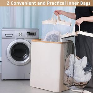 Customizable Capacity <b>Foldable</b> Detachable <b>Laundry</b> Hamper Custom Logo OEM Brand Customizable Size Oxford Cloth <b>Laundry</b> <b>Basket</b> - Product Image 4