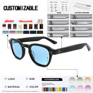 Unisex Retro Rectangle <b>Sunglasses</b> Full Rim Tortoise Shell Frame <b>Gradient</b> Blue Lenses UV Protection Adult Style - Product Image 2