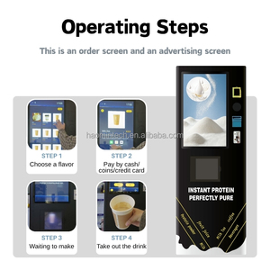 Distributeur automatique de café vertical Machine à expresso fraîchement <span class=keywords><strong>moulu</strong></span> pour faire du café rapidement - Product Image 3