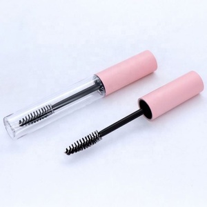 ตลับเจลเขียนคิ้วแบบพกพาขนาด 10 มล. หลอดสีชมพูทรงกลม บรรจุภัณฑ์เครื่องสำอางพร้อมแปรงมาสคาร่า - Product Image 1