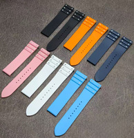 Bracelet de montre interchangeable de qualité supérieure, en caoutchouc, style minimaliste moderne et luxueux, pour le sport et les occasions décontractées