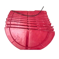 Parasol isolant moulé en PRV/GRP KUNBO anti-oiseaux en fibre de verre pour la protection des lignes aériennes