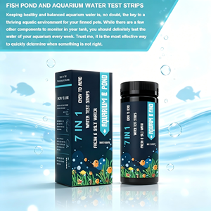 Tiras Reactivas 7 en 1 para <span class=keywords><strong>Acuario</strong></span>, 100 Tiras, Kit de Prueba de Agua para Peceras, pH, Amoníaco, Nitrito, Nitrato, <span class=keywords><strong>GH</strong></span>, <span class=keywords><strong>KH</strong></span>, Cloro, Agua Dulce - Product Image 4