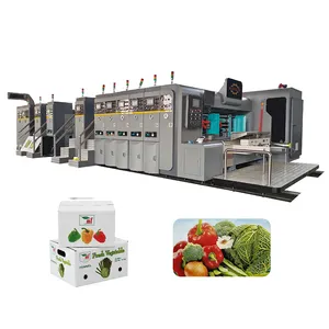 Corrugated Cardboard Printer Rotary Slotter Rotary Die Cutter Machine Corrugated Box Printing Slotting Die Cutting Machine