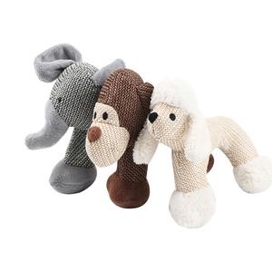 Produttore all'ingrosso elefante scimmia pecora cane breve peluche giocattoli di lino - Product Image 1