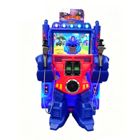 Machine de jeu d'arcade à pistolet optique, machine de tir, pousse-pièces à pistolet optique, console de jeu pour enfants 2 joueurs Mech Hero