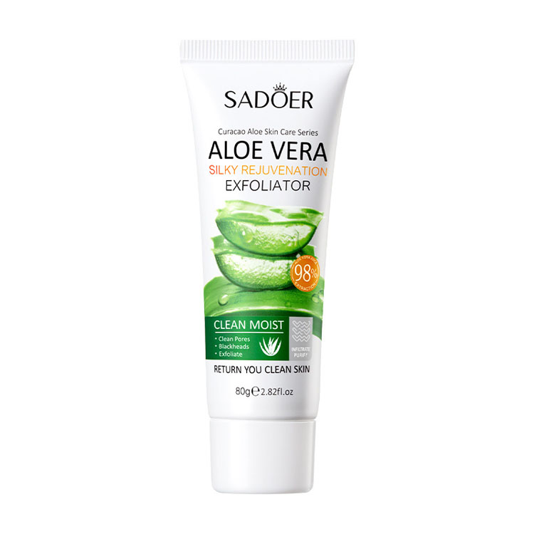 SADOER Silky Rejuvenation Exfoliator Aloe Vera - Clean & Moist Skin Care Gel