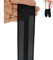 Pantalones Cortos de Ciclismo de la Fábrica Deportiva Yiyang, Poliéster con Alta Elasticidad, Malla Transpirable, Cinta de Hombro, Banda Elástica de 45 mm