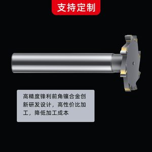 เครื่องกัด CNC T T <span class=keywords><strong>SLOT</strong></span> D12-60MM 4 flutes ODM ความเร็วสูงคาร์ไบด์ทังสเตน - Product Image 4