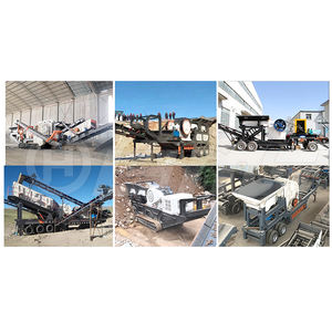 100-200 T/H Rad Mobile Prall brecher anlage, tragbare Stein-und Stein zerkleinerung maschine - Product Image 2