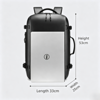 Nouveau sac à dos multifonctionnel imperméable pour homme, sac pour ordinateur portable professionnel avec compartiments séparés pour articles humides et secs, idéal pour les voyages