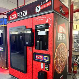 Distributeur automatique intelligent de pizzas en libre-service IPLAYSMART 10/12 pouces 5G/Wi-Fi, construction en acier, écran tactile, paiement par QR code et pièces - Product Image 3
