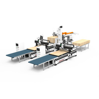 Línea de Producción CNC para Fábrica Inteligente, Router CNC con Línea de Producción Automática