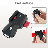 Personnalisé votre plaque de dégagement rapide style V 1/4 "filetage, système de dégagement rapide plaque QR adaptateur de montage sur trépied pour appareil photo