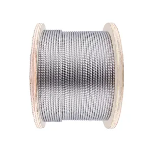 Cheap price steel wire rope for elevator 10mm-38mm 1/2 inch galvanized steel wire band 71 series