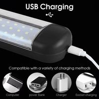 Projecteur LED d'urgence étanche pour réparation automobile, avec base magnétique et crochet de suspension, rechargeable