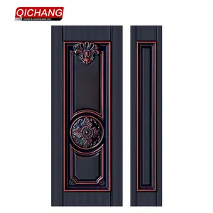Qichang Fabrication 0.5mm thick metal sheet 304 stainless steel house iron door panel