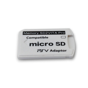 حافظة غلاف غلاف بلاستيكي لمحول بطاقة الذاكرة إصدار AOLION النهائي SD2Vita لـ PS Vita PSV متضمنة حقيبة ألعاب سلكية - Product Image 1