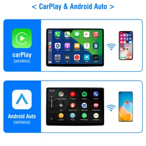 Support SW Voice Control Wireless CarPlay Android Auto Dongle For Android Head Unit 4.4 And Above Wireless CarPlay Android Auto