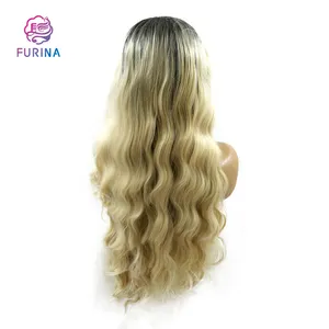 Furina Perruque synthetique de haute qualite new style synthetic urly 26 inch 13*3 lace frontal wigs