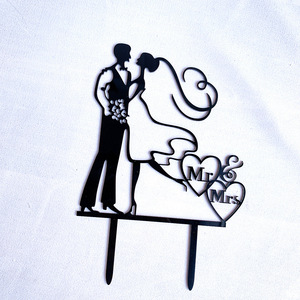 Adornos acrílicos para pasteles con diseño de miel y dulzura, Mr. y Mrs., para bodas, parejas, decoraciones 3D para pasteles, centros de mesa para fiestas de cumpleaños - Product Image 3