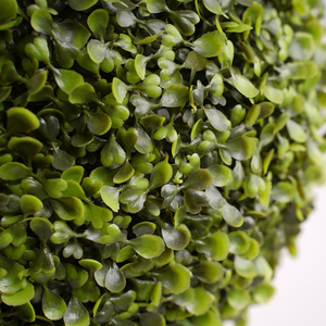 شجرة عشب خشب البقس الصناعي من البلاستيك توبياري كرة شجرة ديكور منزلي داخلي خارجي شجيرات بوعاء للشرفة الأمامية - Product Image 2