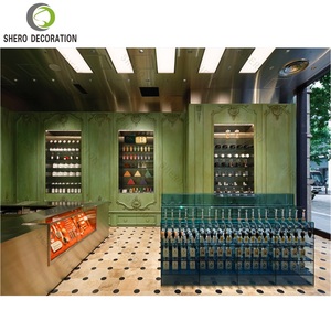 Fashion Wooden Perfume Shop Decoration Custom Perfume Display Rack Beauty Supply Store Display <b>Shelves</b> - Product Image 1