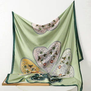 Sciarpa da donna in <span class=keywords><strong>seta</strong></span> di lusso e scialli con stampa di scialli e sciarpe da donna - Product Image 3