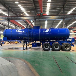 Semi-remorque citerne à soude caustique de 20 000 litres, 3 essieux, pour produits chimiques dangereux, avec réservoir en acier inoxydable et revêtement PE - Product Image 4