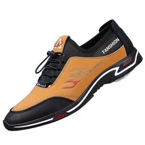 Zapatos Deportivos Casuales para Hombre Langge, Nuevos, de PU, Bajos, Cómodos, Suaves, Antideslizantes, Transpirables, con Cordones - Product Image 4