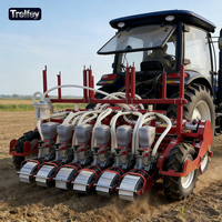 Semoir de précision pneumatique à aspiration d'air monté sur tracteur 12 rangs pour semis de légumes, oignons, carottes – Machine agricole