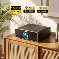 Proyector Nativo 1080p para el Hogar, Venta al por Mayor de Fábrica, con Altavoces Dobles Integrados, Compatible con 4K y Enfoque Automático