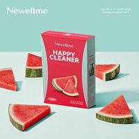 Newellme Happy Cleaner Detox Cleanse Poudre pour la perte de poids aux fruits rouges mélangés, livraison rapide en 14 jours