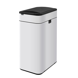 50L thép không gỉ thông minh Thùng rác có thể với nắp cảm biến cảm ứng rác thải bin điện hẹp không thấm nước rác bin bán buôn - Product Image 5
