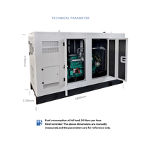 Groupe électrogène diesel professionnel pour la construction, 12kW-60kW, puissance de pointe, générateur diesel industriel pour l'alimentation de secours sur chantier