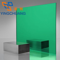 Feuille acrylique miroir dorée et argentée haute brillance Yingchuang, découpée au laser, formes multiples pour la décoration de fête