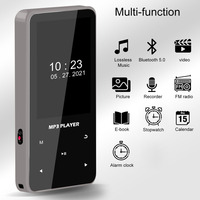 Reproductor de Música MP3 Deportivo Mini Inalámbrico con Pantalla TFT de 2.4 Pulgadas, Grabadora de Voz, Radio FM y Libro Electrónico