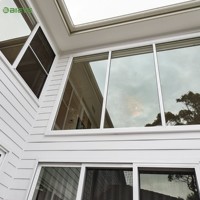 Ventana Fija de Aluminio Resistente al Viento y la Lluvia Diseñada para una Visión Panorámica Amplia