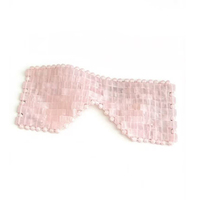 Masque facial rafraîchissant en quartz rose pour les yeux, masseur thérapeutique, masque de sommeil pour le visage – Offre Spéciale