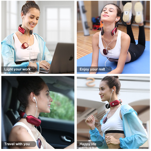 Venta caliente nuevo en exposición Nuevo inventado fisioterapia Alivio del dolor de cuello <span class=keywords><strong>TENS</strong></span> Masajeador de calefacción pequeño MOQ - Product Image 3