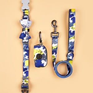 MIDEPET Set Personalizzato di Collare e Guinzaglio per Cani in Nylon e Poliestere con Logo, Design Stampato in Sublimazione, Luci LED e Sciarpa Sportiva - Product Image 4
