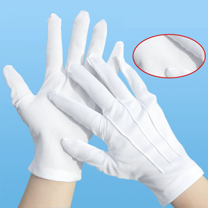 Logotipo personalizado Algodón Poliéster Joyería Premium Marching Band Guantes de algodón blanco Guantes DE TRABAJO Guantes ceremoniales - Product Image 5