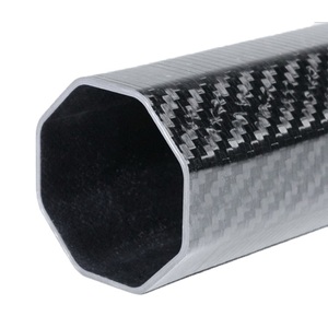 Tube octogonal en fibre de carbone 1K One <span class=keywords><strong>Victor</strong></span>, forme spéciale, haute résistance, léger, résistant aux hautes températures 200 - Product Image 5