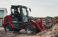 Hoflader/Radlader/Yard Frontlader Multilader Wolf 780T Payloader/Radlader Preis mit Greifer/Mulcher/Holzzange