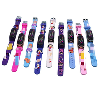 Jam Tangan Digital Layar Sentuh Bentuk Hewan Retro Oval M4 Movement LED untuk Anak-Anak 2025