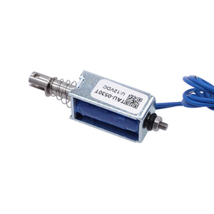 Dc 6v 12v <span class=keywords><strong>24v</strong></span> manyetik Solenoid Tau-0530 Push & pull açık çerçeve <span class=keywords><strong>Electromagnet</strong></span> Tau-0530t Tau-0530b İnme 10mm kuvvet 700g tutmak - Product Image 4